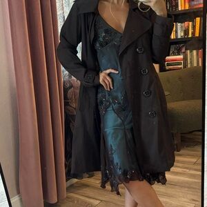Brown trenchcoat